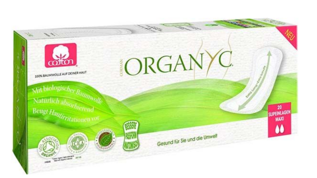 ORGANYC Slipeinlagen Maxi Extra Lang (20 Stk)