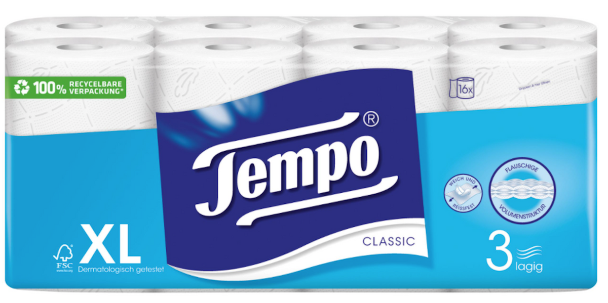 Tempo Toilettenpapier Classic (16 Stk)