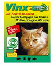 Vinx Neem Kräuter Halsband für Katzen (grün, 35cm)