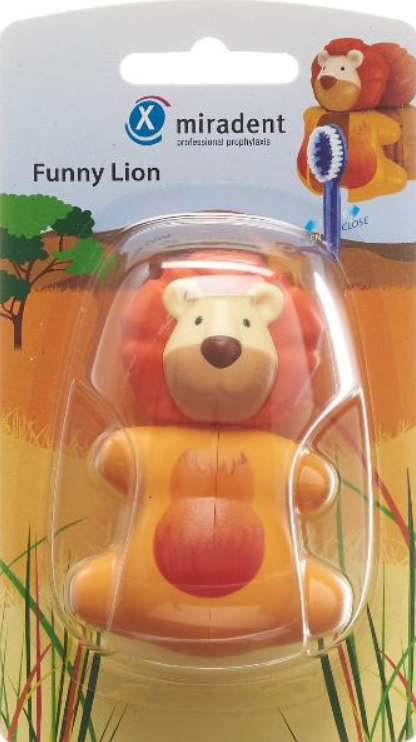miradent Funny Lion Zahnbürstenhalter (1 Stk)