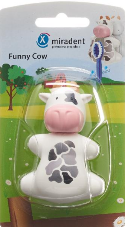 miradent Funny Cow Zahnbürstenhalter (1 Stk)