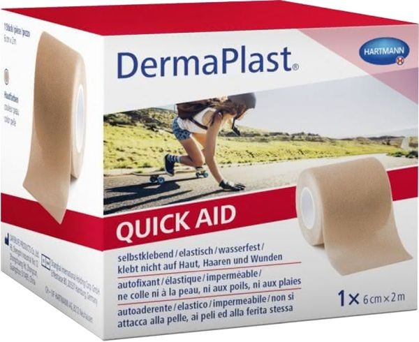 DermaPlast QuickAid 6cmx2m hautfarbig (1 Stk)