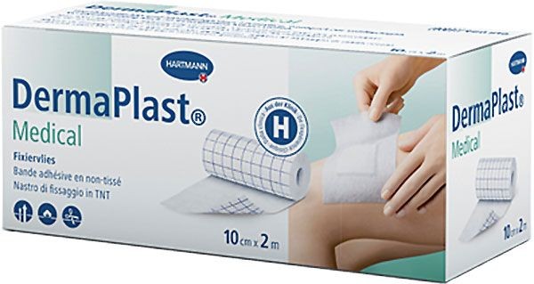 DermaPlast Medical Fixiervlies 10cmx2m (1 Stk)