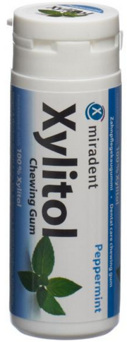 miradent Xylitol Kaugummi Pfefferminze (30 Stk)