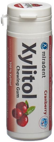 miradent Xylitol Kaugummi Cranberry (30 Stk)