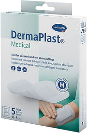 DermaPlast Medical Vliesverband 10x8cm (5 Stk)