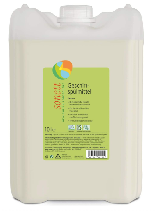 Sonett Geschirrspülmittel Lemon Kanister (10l)
