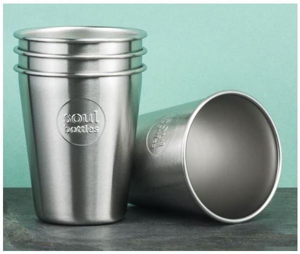 Soulbottle 4er-Pack Soulcup steel, 300ml (4 Stk)