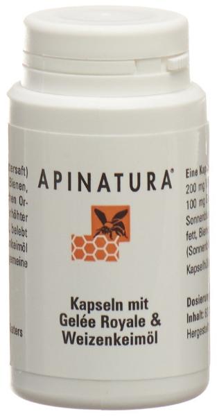 APINATURA Gelée Royale Weizenkeimöl Kapseln (60 Stk)