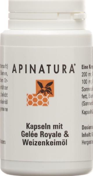 APINATURA Gelée Royale Weizenkeimöl Kapseln (60 Stk)
