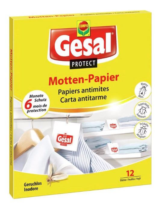Gesal Protect Motten-Papier (12 Stk)