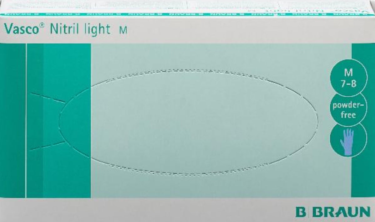 Vasco Nitril Light Handschuhe M (100 Stk)