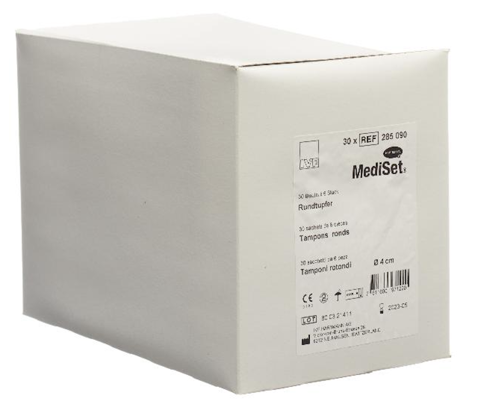 MediSet Rundtupfer Steril 4cm (30x6 Stk)