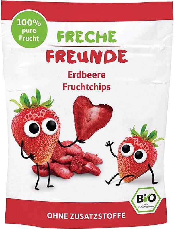 FRECHE FREUNDE Fruchtchips Erdbeere (12g)
