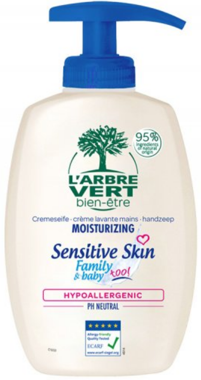 L'ARBRE VERT Öko Handseife Sensitive Skin (300ml)