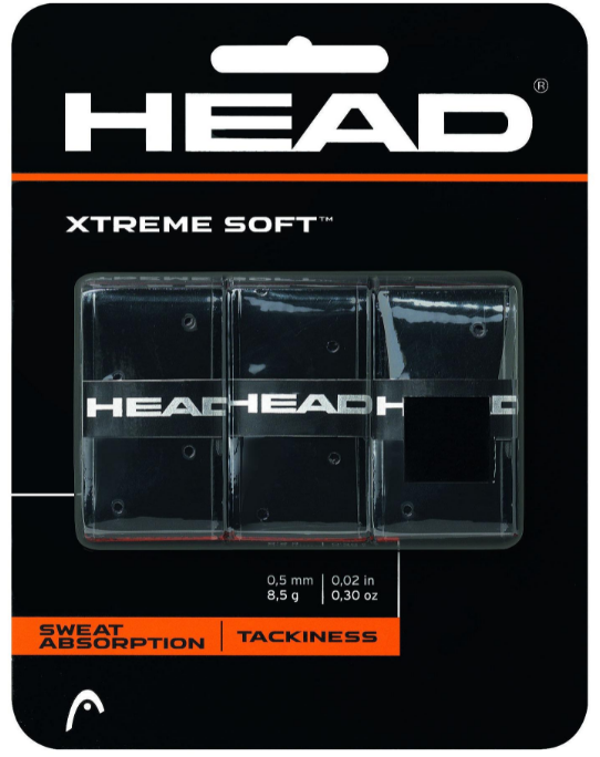 HEAD Xtreme Soft Overgrip schwarz (3 Stk)