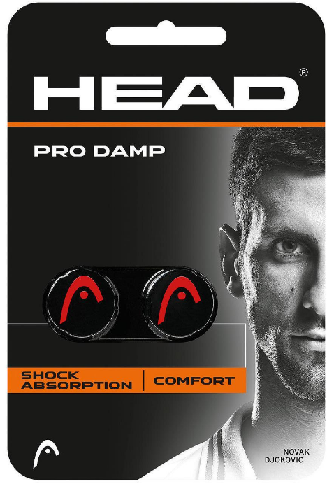 HEAD PRO DAMP schwarz / rot (2 Stk)
