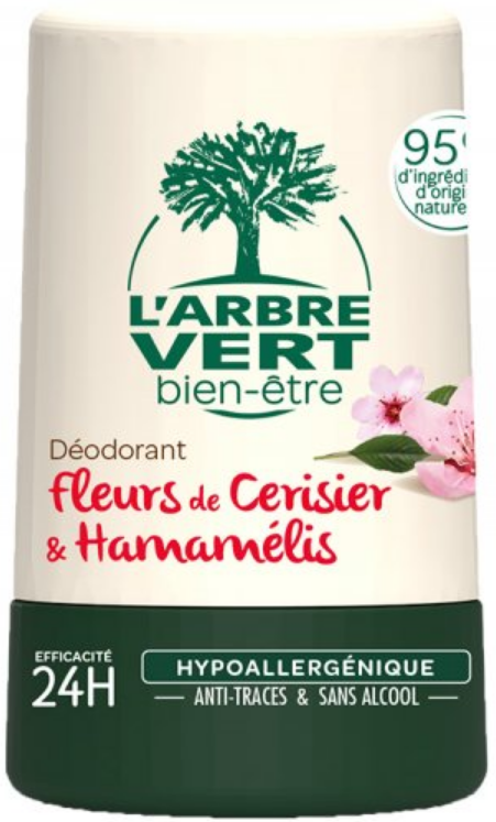 L'ARBRE VERT Öko Deodorant Kirschblüten&Hamamelis (50ml)