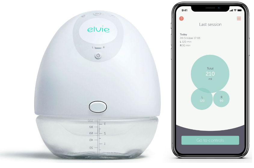 elvie elektrische Einzelmilchpumpe