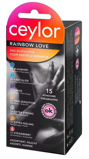 Ceylor Kondome Rainbow Love (15 Stk)