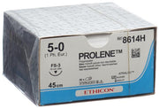 Ethicon Prolene Fil de suture bleu 5-0 FS-3 45cm (36 pces)