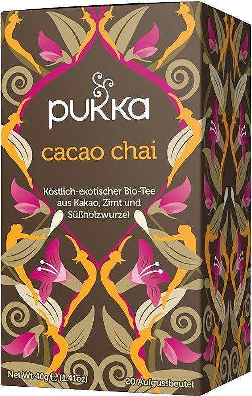 Pukka Cacao Chai Tee Bio (20 Beutel)
