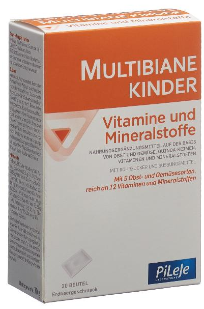 Multibiane Kinder Vitamine und Mineralstoffe (20 Beutel)