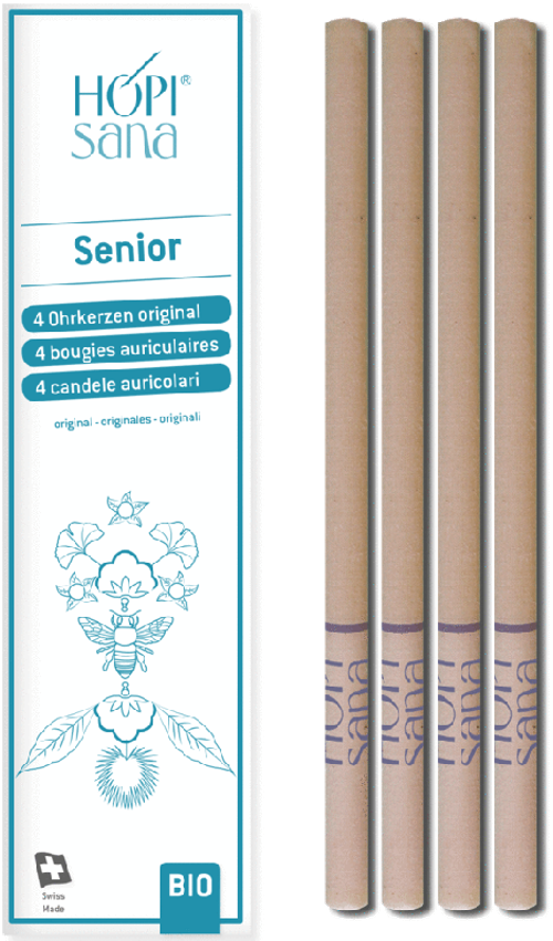 Hopisana Ohrenkerzen Senior blau (4 Stk)