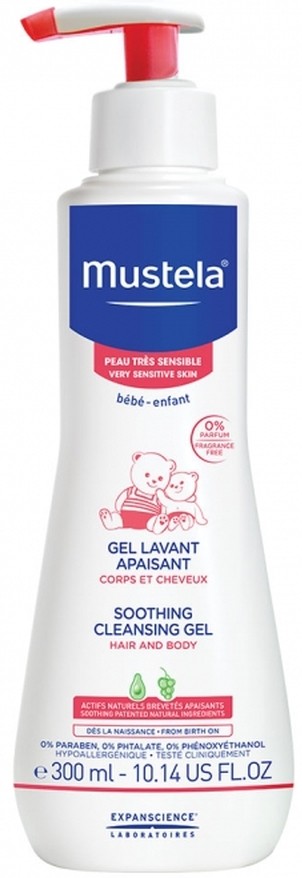 Mustela Beruhigendes Waschgel Körper & Haare (300ml)