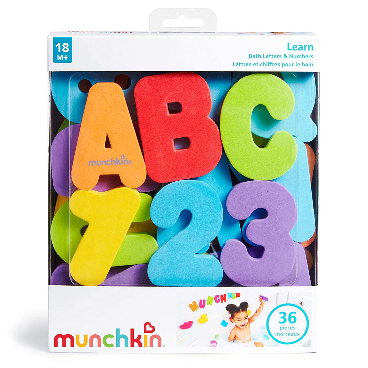 munchkin Bade Buchstaben & Zahlen (36 Stk)