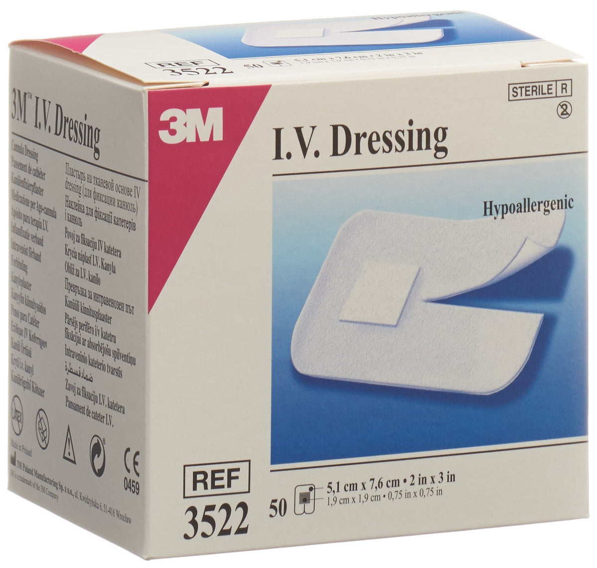 3M Medipore IV Kanülenfixation steril 5,1cm x 7,6cm (50 Stk)