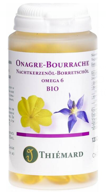 THIÉMARD Nachtkerze-Borretsch Öl Kapseln 500mg Bio (120 Stk)