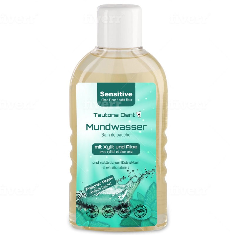 Tautona Dent Mundwasser Sensitiv Flasche (460ml)