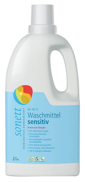 Sonett Waschmittel sensitiv 30°-95°C (2 Liter)
