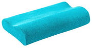 elsa Oreiller cervical 50x11cm avec housse velours turquoise (1 pce)
