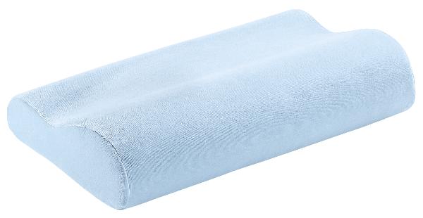 elsa Cuscino cervicale 50x11cm con federa in velluto azzurra (1 pz)