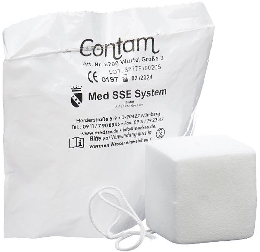 Contam Würfeltampon 42mm Grösse 3 (5 Stk)