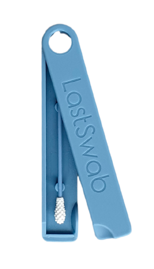 LastSwab Basic Wiederverwendbares Wattestäbchen Blau (1 Stk)