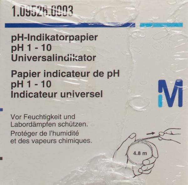 Merck Indicator Paper Roll complete pH 1-10 (3 pcs)