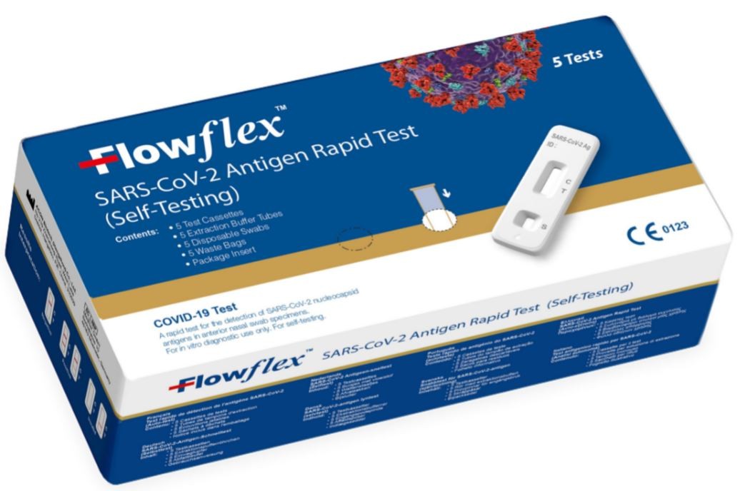 Flowflex SARS-CoV-2 Antigen Rapid Test (5 Stk)