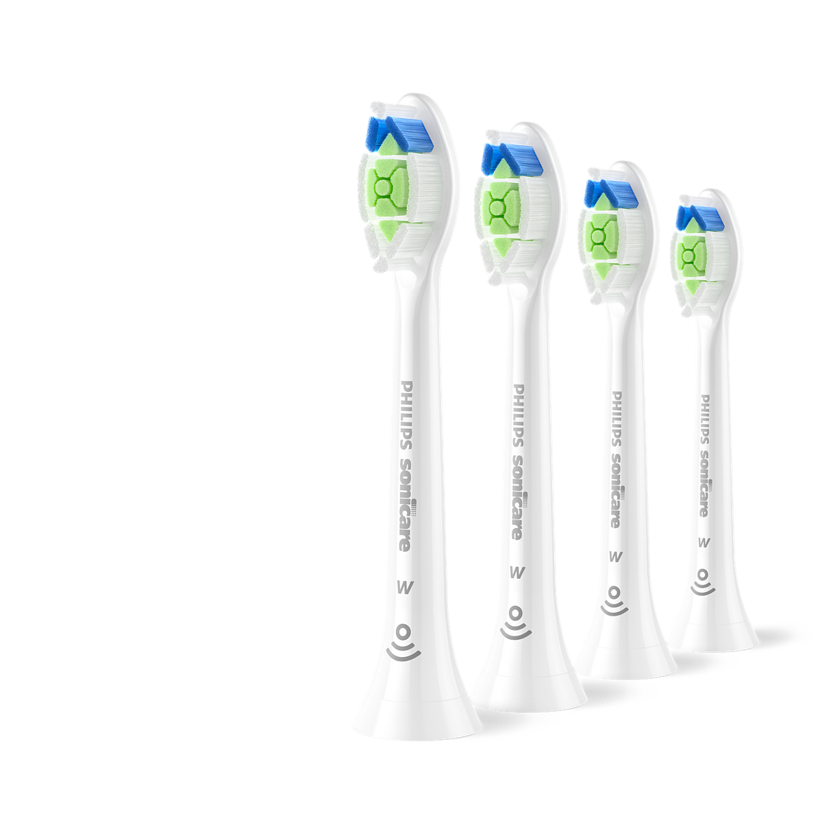 Philips Sonicare Testine W2 Optimal White HX6064/87 Bianco (4 pz)