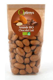 OPTIMYS Genuss Mandeln Milchschokolade Bio (150g)