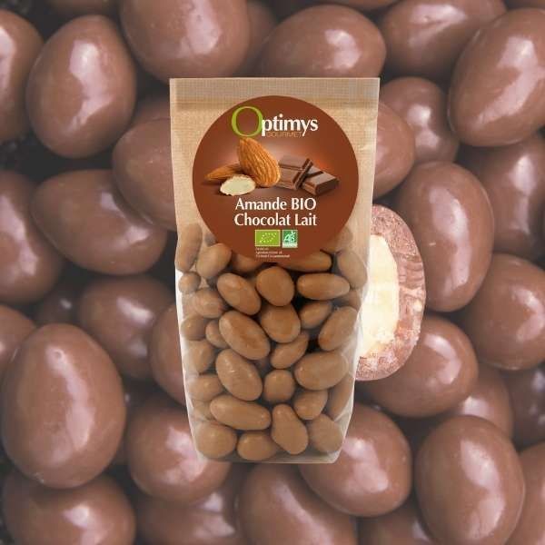 OPTIMYS Genuss Mandeln Milchschokolade Bio (150g)