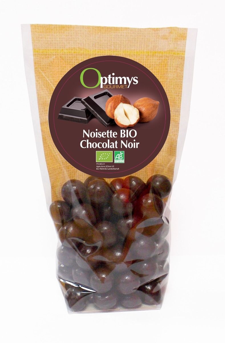 OPTIMYS Genuss Haselnusskerne Milchschokolade Bio (150g)