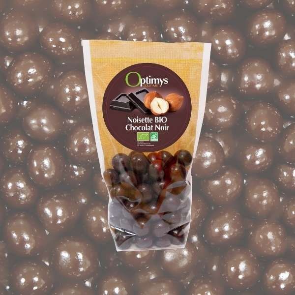 OPTIMYS Genuss Haselnusskerne Milchschokolade Bio (150g)
