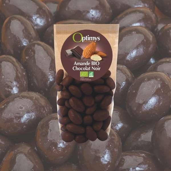 OPTIMYS Genuss Mandeln dunkle Schokolade Bio (150g)