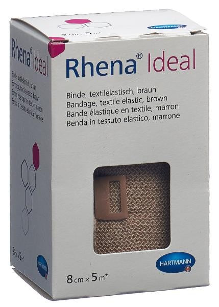 Rhena Ideal Elastische Binde 8cmx5m hautfarben (1 Stk)
