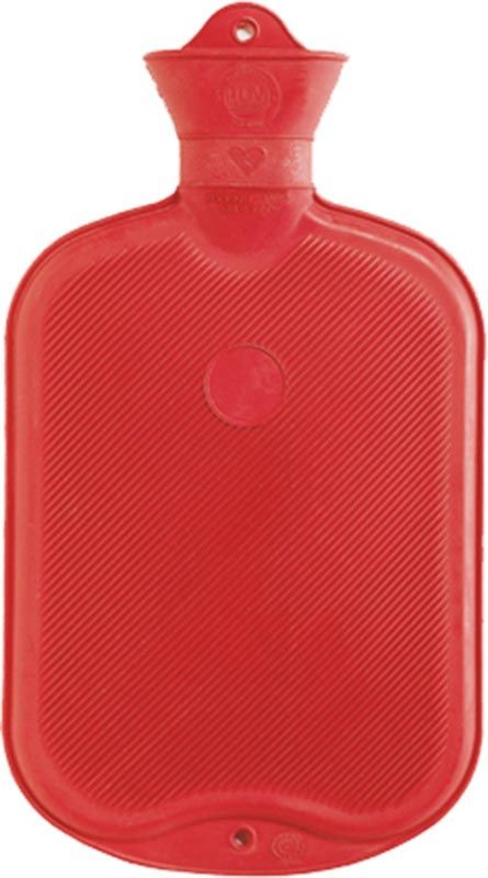 Sänger Wärmflasche Lamelle 1seitig rot (2 Liter)