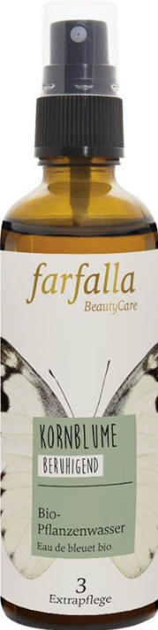 Farfalla Bio-Pflanzenwasser Kornblume (75ml)