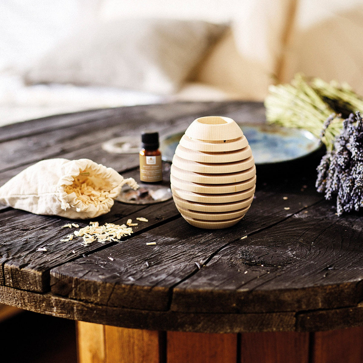 Aromalife Pinus Cembra Duftholz Pine inkl. ätherischem Öl & Späne